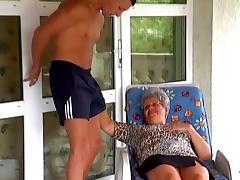 Granny Orgy, Aged, Angry, Bend Over, Blowjob, Couple