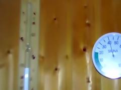 Great real German homemade video made in sauna