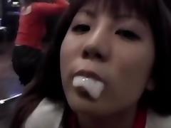 Asian, Asian, Blowjob, Cum, Cum in Mouth, Facial