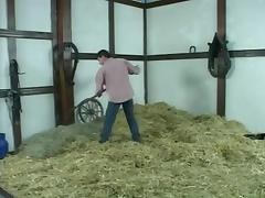 Granny gets a role in the hay