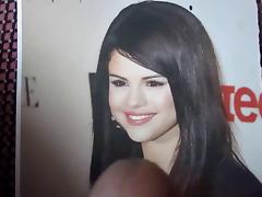 Spitting and cumshot on Selena Gomez