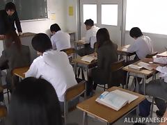 Classroom, Asian, Asian Teen, Barely Legal, Blowjob, Classroom