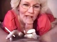 gloved granny suks