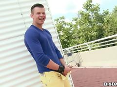 Charming Tall Gay Unpins And Suck A Huge Dick Outdoor
