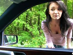 Belle Claire enjoys POV doggy style banging in a hot reality clip