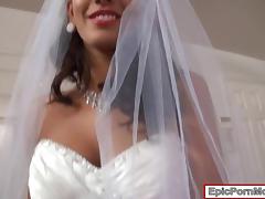 Bride Janice Griffith throated pounded and cum facialed