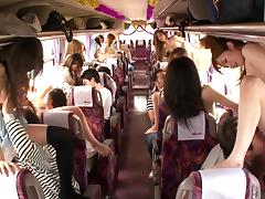 Bus, Asian, Asian Orgy, Asian Swingers, Bus, Cumshot