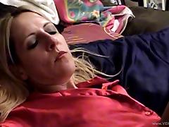 Blonde milf Marie Madison moans sweetly in POV clip