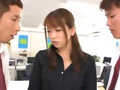 Classroom, 3some, Anal, Anal Creampie, Anal Finger, Asian