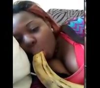 Ebony, Amateur, Babe, Banana, Big Tits, Black
